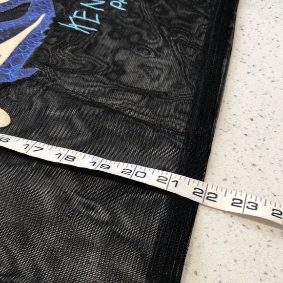 Sheer net boxy shark top - Picture 9 of 10